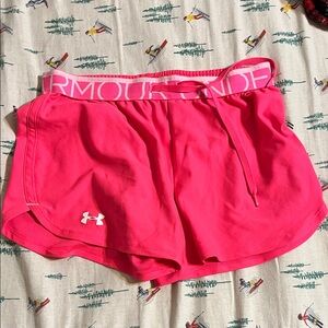 Under Armour Women's Vibrant Pink Athletic Shorts